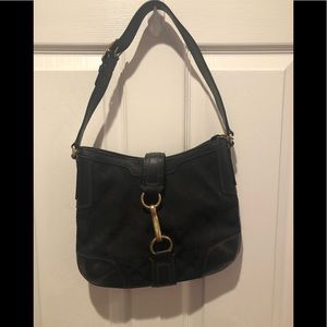 Coach Black Classic Signature Hobo
